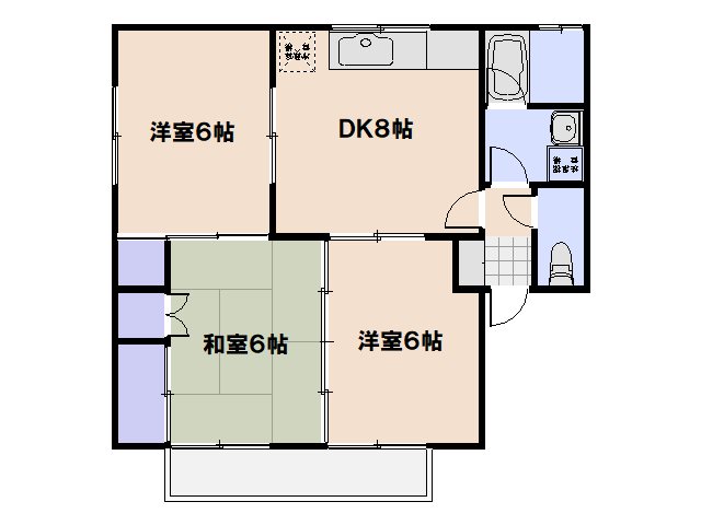 メゾンTESHIMAの間取り