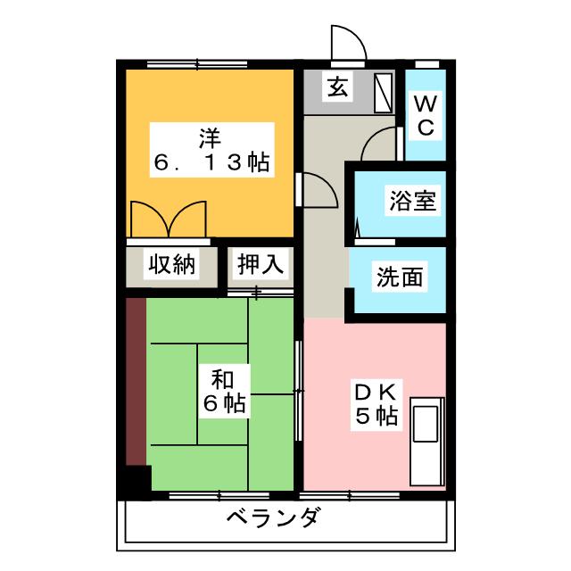 エステート富士の間取り