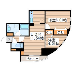 コンフォートレジデンス仙台東口の間取り