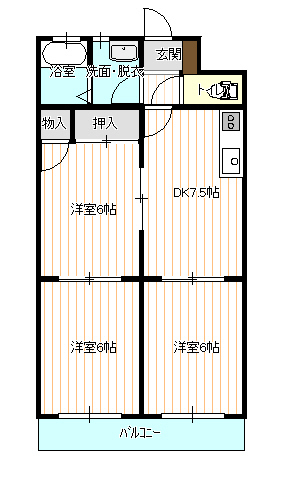 ＮＢマンションの間取り