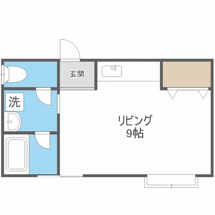 メゾンド真駒内の間取り