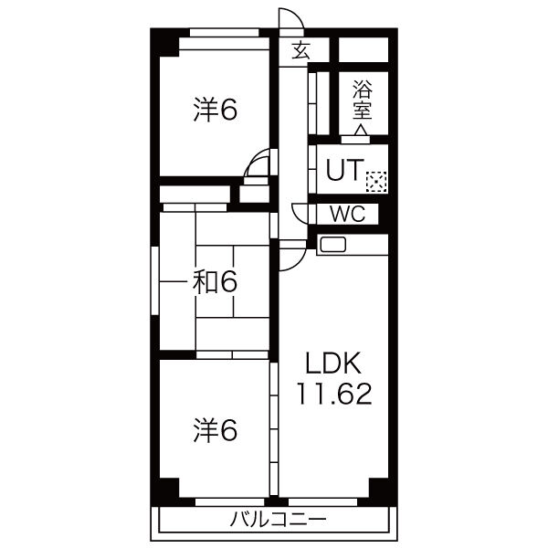 Comfort高蔵寺の間取り