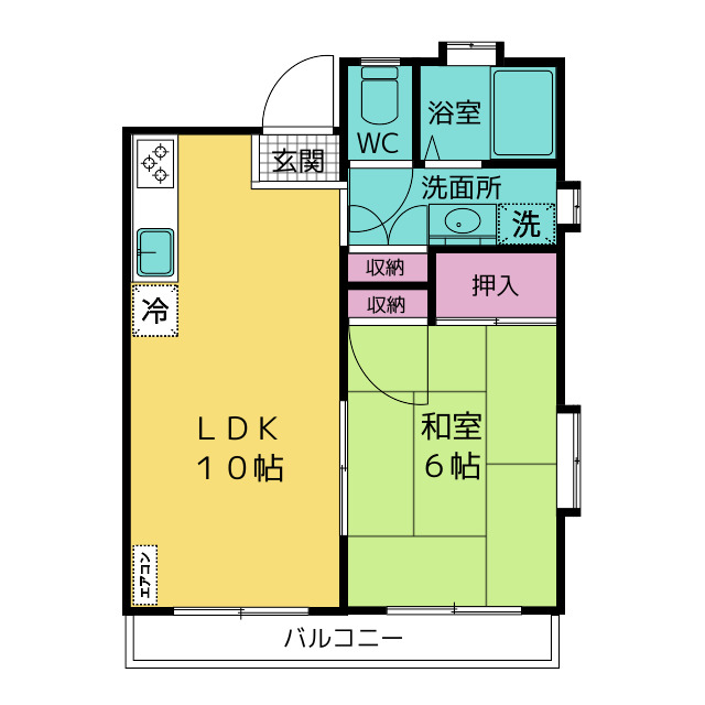 ハイムアトリエの間取り