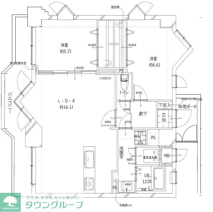 ライオンズプラザ松原団地の間取り