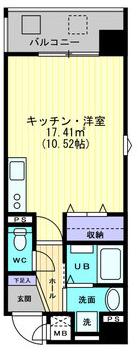 ＦＩＮＥ　ＳＭＡＲＴ錦町の間取り