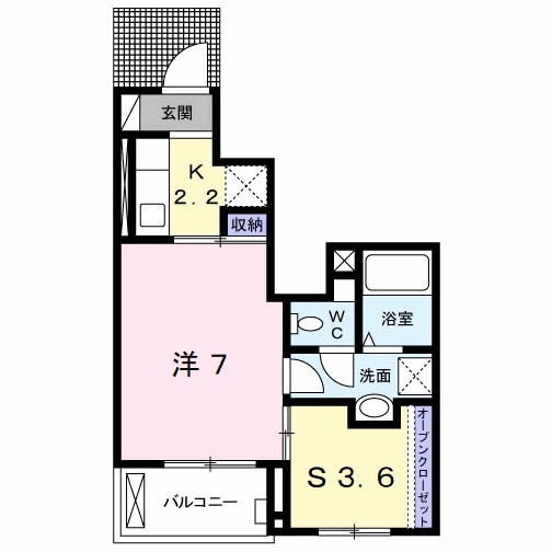 ルミナスの間取り
