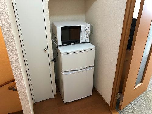 その他設備　電子レンジ・冷蔵庫も付いています。