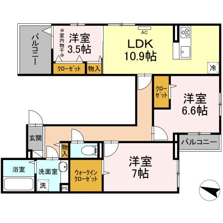 ラ カーサ フェリシダの間取り