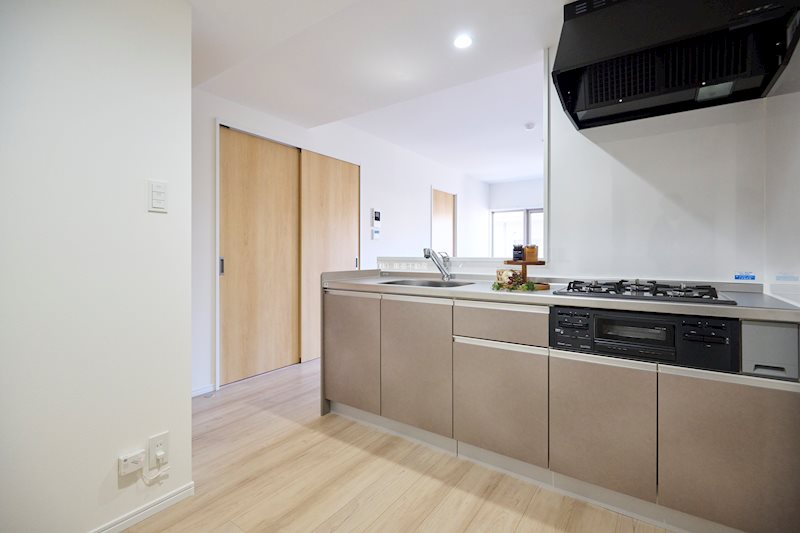 キッチン　新築時写真