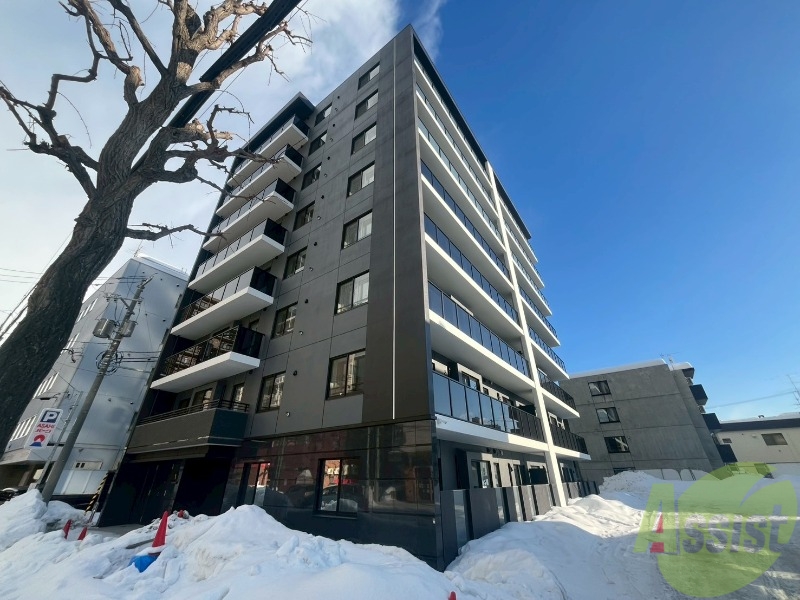 建物外観　札幌市北区北二十二条西「アルファスクエア北２２」