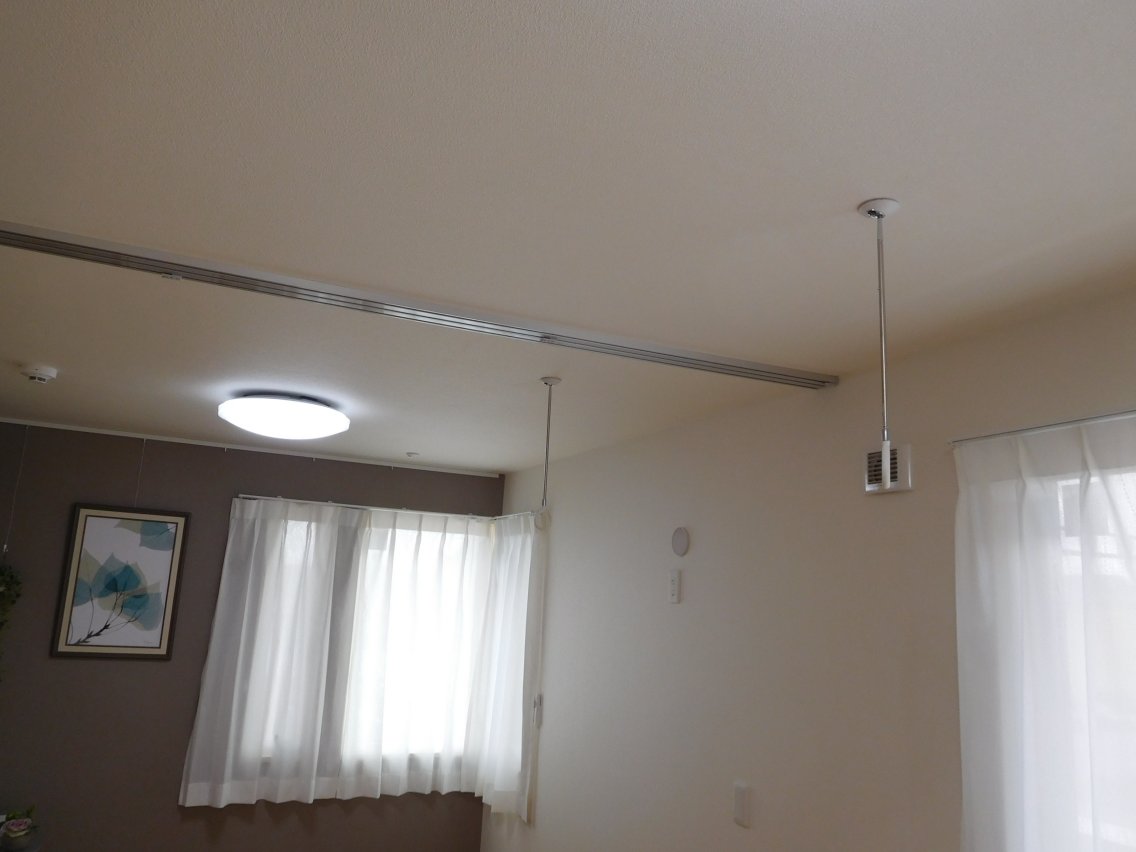 その他設備　エアコン・室内物干付