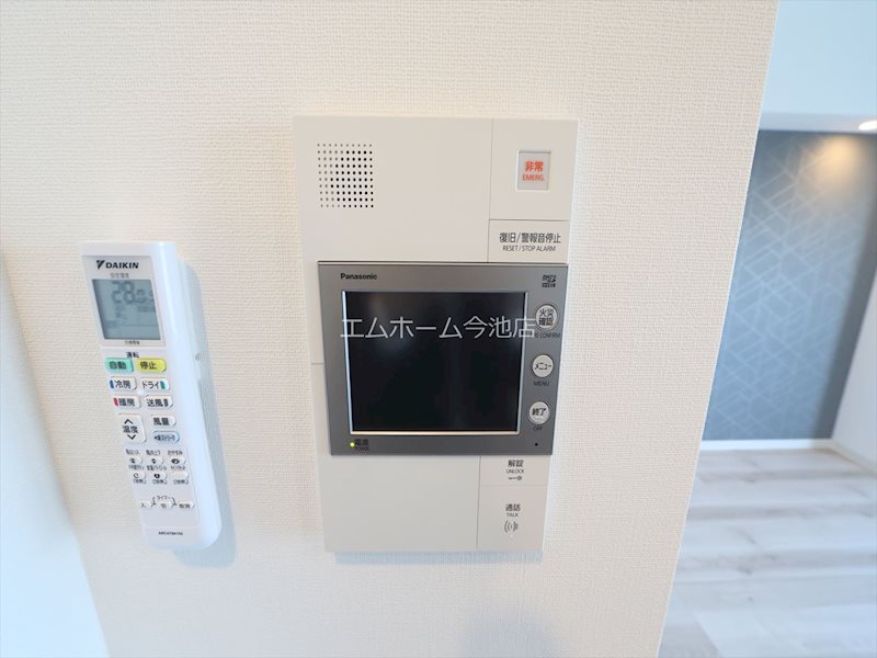 セキュリティ　TVモニター付インターホン完備