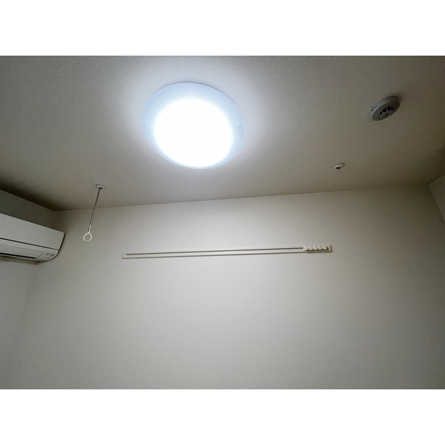 その他設備　エアコン＆室内物干しあり