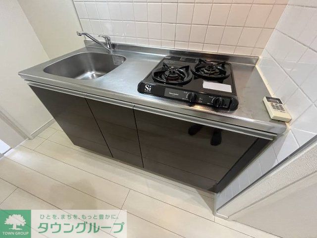 キッチン　システムキッチン（2口ガスコンロ）