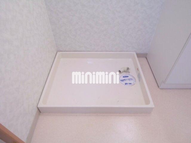 洗面設備　室内洗濯機置き場です