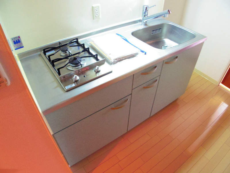 キッチン　２口ガスコンロのキッチン