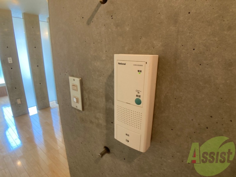 セキュリティ　インターホンは通話ができるので急な訪問があっても安心です。