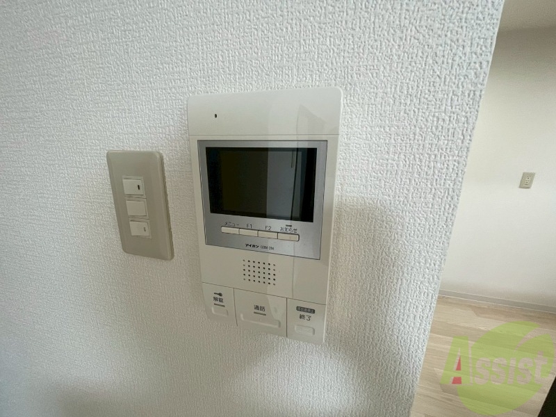 セキュリティ　インターホンで来客確認ができます。安心ですね。