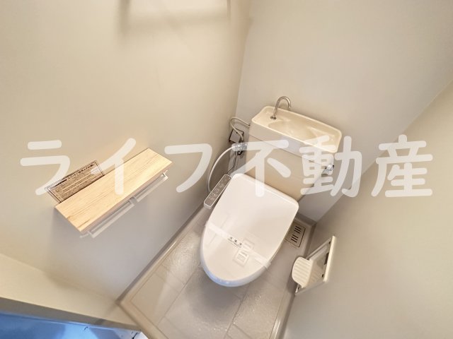 トイレ　ゆったりとした空間のトイレです