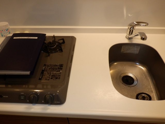 キッチン　2口ガスシステムキッチン