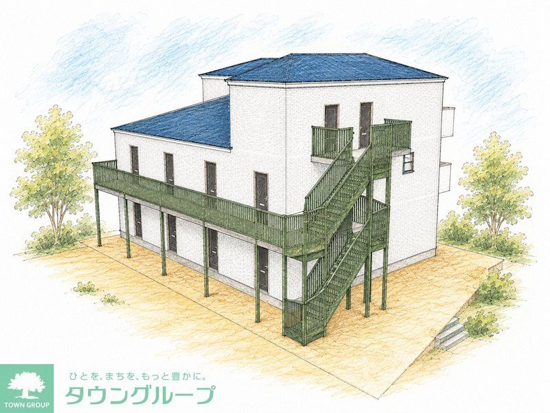 建物外観　防音仕様のQUIETシリーズ物件登場！！外観イメージイラス…