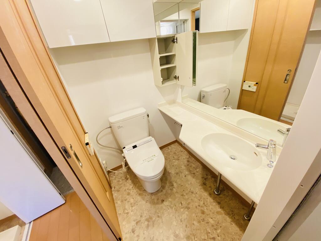 洗面設備　同一建物内同タイプの内装写真転載