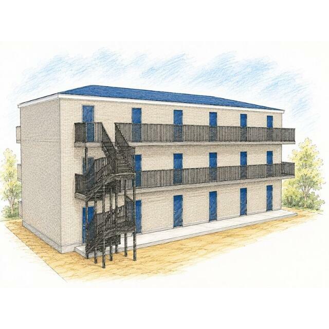 建物外観　防音仕様のＱＵＩＥＴシリーズ物件登場！！外観イメージイラスト