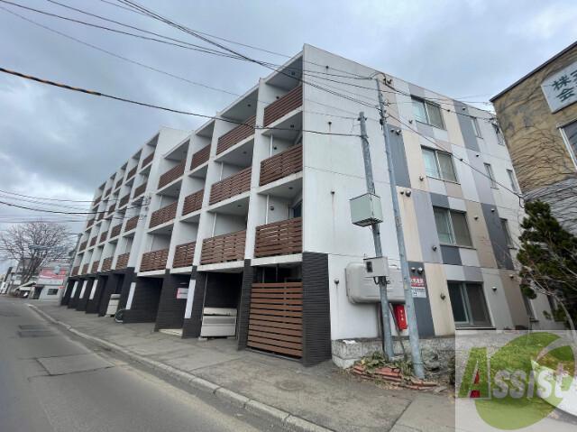 建物外観　札幌市中央区北１１条西「ＡｌｂａＲｏｓｅ桑園」