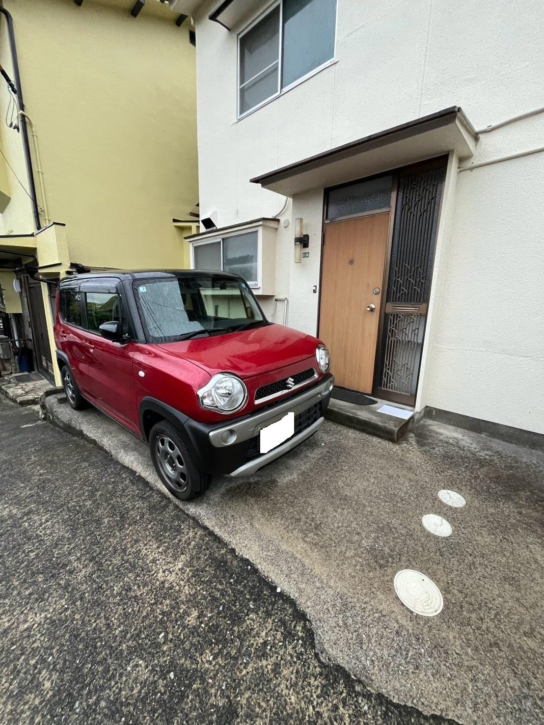 広島電鉄宮島線 楽々園駅 徒歩23分 2階建 築56年の外観写真