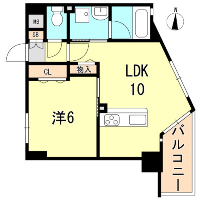 地下鉄西神・山手線 長田駅 徒歩4分 10階建 築10年の間取り写真