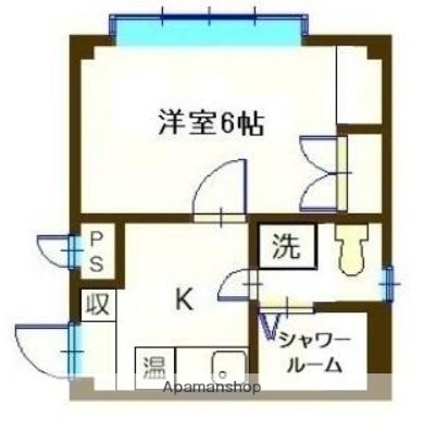 小田急線 相模大野駅 徒歩6分 3階建 築39年の間取り写真