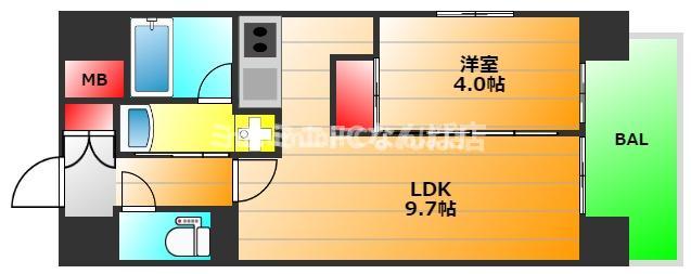 ラブニール西長堀パークフロントの間取り写真