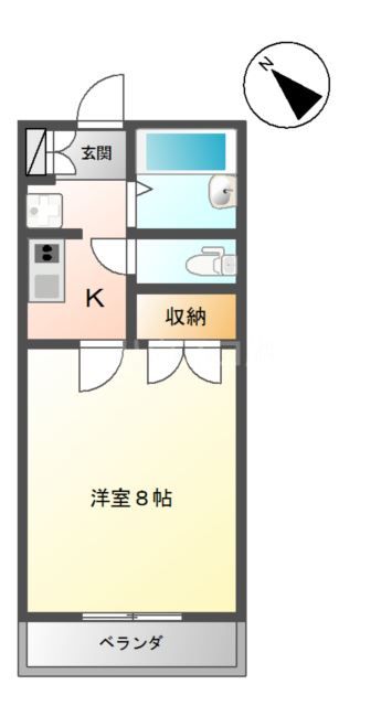 パルティールコトブキの間取り写真