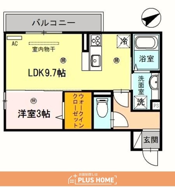 D-room出島の間取り写真