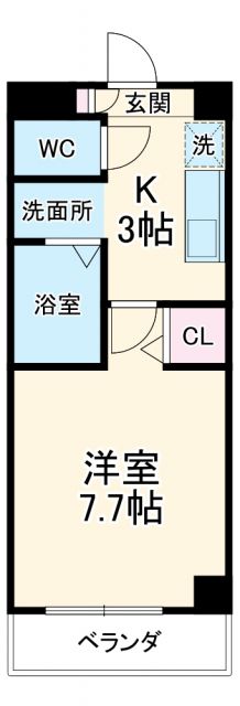地下鉄東山線 高畑駅 徒歩22分 3階建 築20年の間取り写真