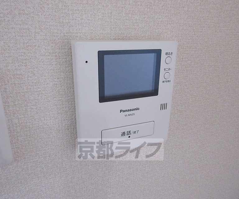 セキュリティ　モニター付きで安心です！