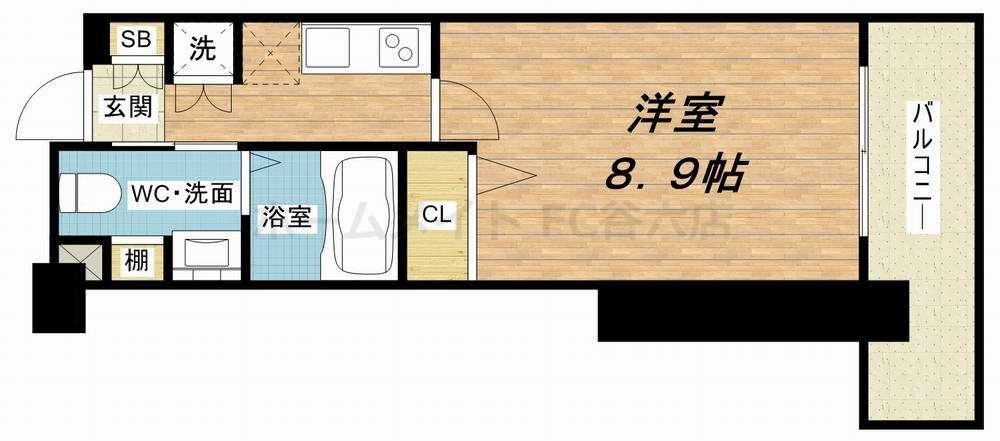 ディナスティ松屋町IIの間取り写真