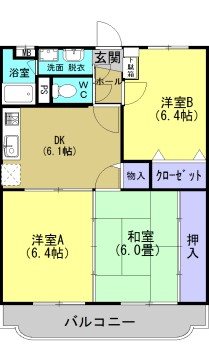 ユーミーコンフォートの間取り