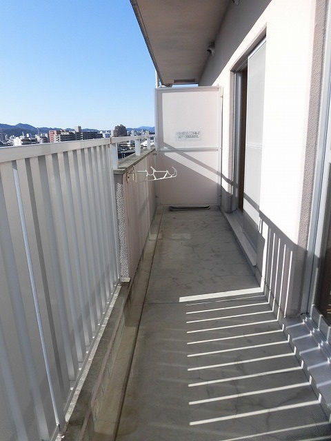 バルコニー　南向きのバルコニーです