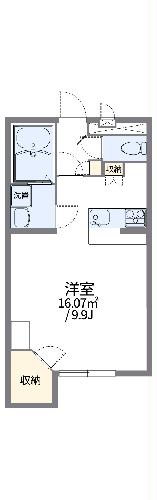 レオパレス揖保川Iの間取り