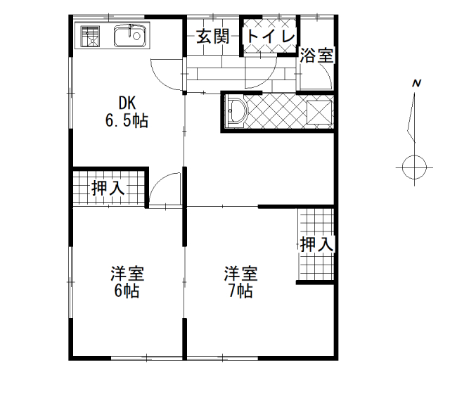 メゾン高島西の間取り