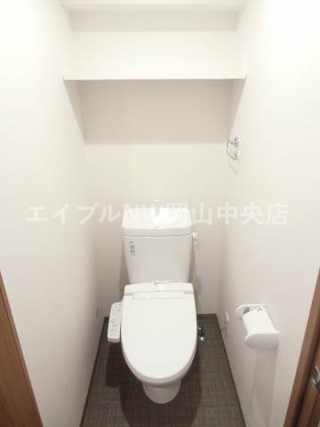 【岡山市北区白石東新町のマンションのトイレ】