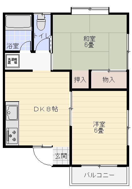 ハイツ小林の間取り