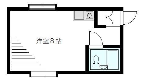 アメミヤコーポ_間取り_0