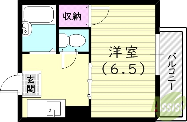 山路ハイツIIの間取り