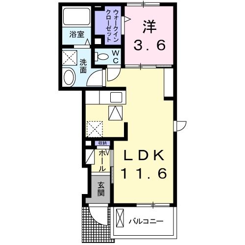 田村郡三春町大字熊耳のアパートの間取り