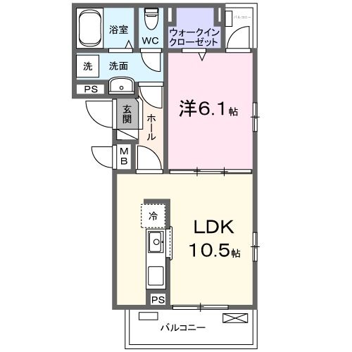 ヴィラ　ビスタの間取り