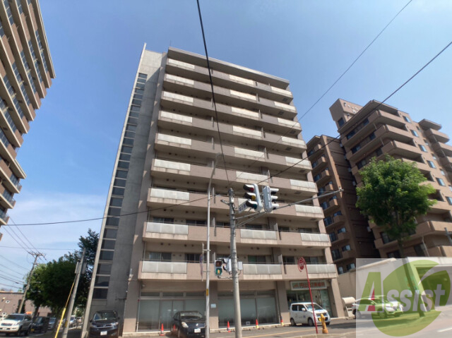 建物外観　札幌市中央区北２条西「レインボータウン２４」