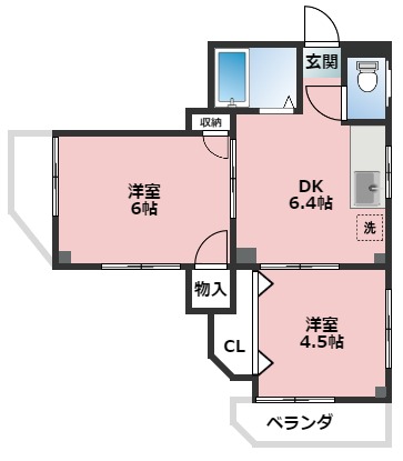 メゾン浦賀の間取り