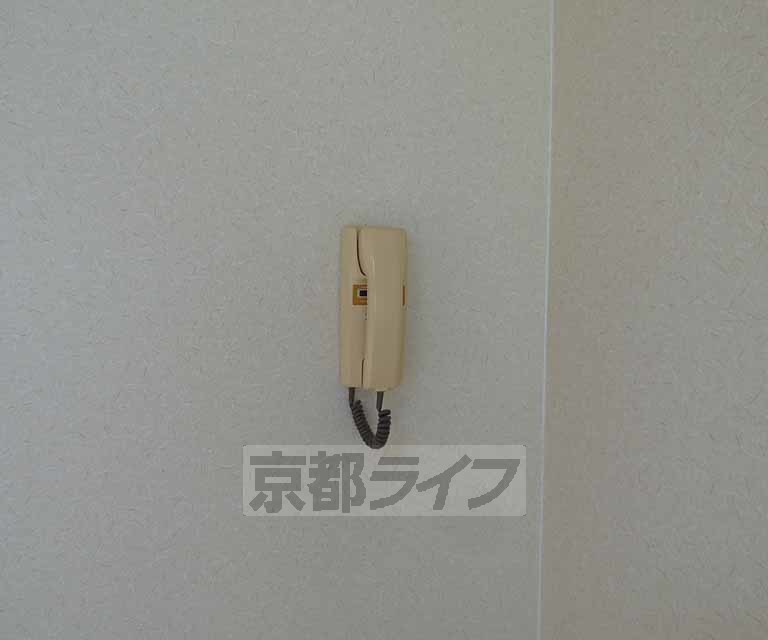 セキュリティ　インターホンつきで安心です。